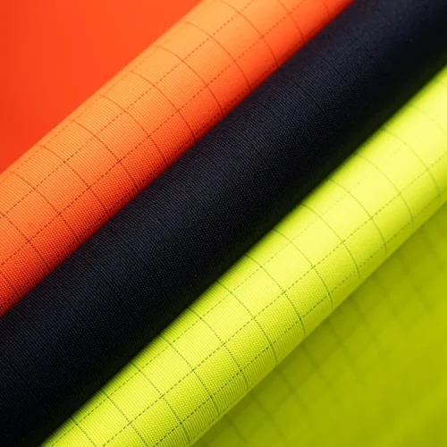 DSC01080 150D*300D F/D POLYESTER  OXFORD  ANTI-STATIC RIPSTOP 0.7CM*0.7CM 230±5% GSM